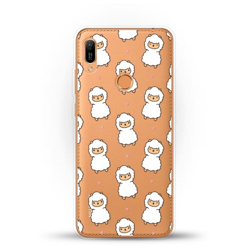 фото Силиконовый чехол узор из лам на huawei y6 (2019) andy & paul