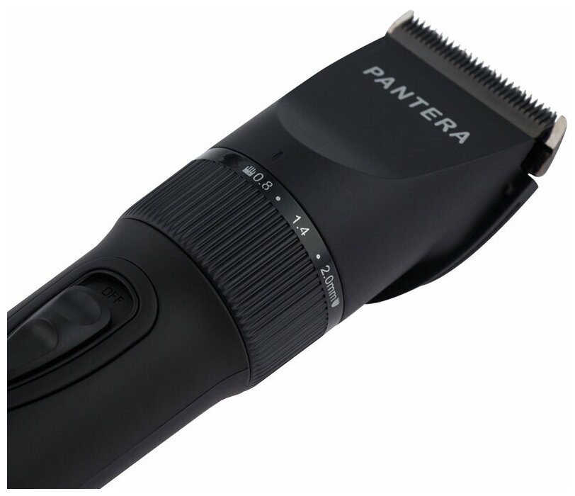 Dewal beauty машинка для стрижки волос pantera black (0,8-2,0 мм), черная - фотография № 9