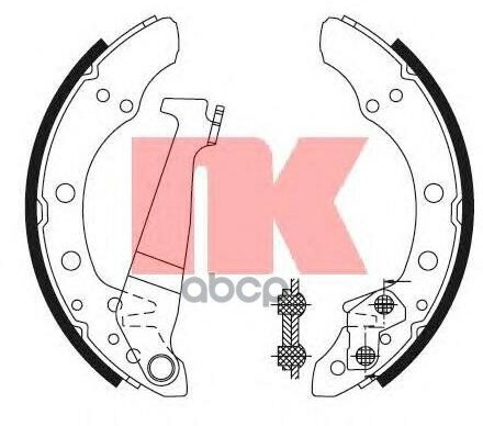 Колодки Тормозные Барабанные Audi Vw 75-02 Nk арт. 2747345