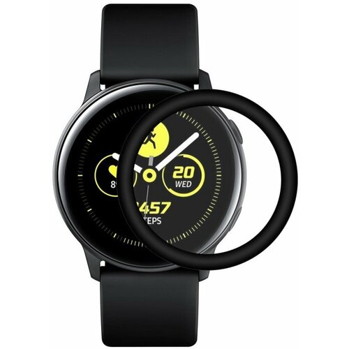 защитная пленка ag ceramics для samsung galaxy watch active 40 мм galaxy watch active 2 40 мм полное покрытие черный Защитная пленка AG-Ceramics для Samsung Galaxy Watch Active (40 мм) Galaxy Watch Active 2 (40 мм) (полное покрытие) черный