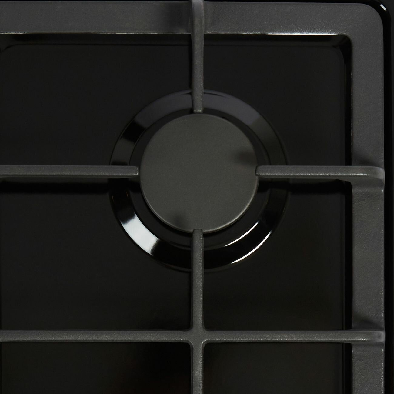 Газовая варочная панель Midea MG606B, цвет панели черный, цвет рамки черный - фото №4