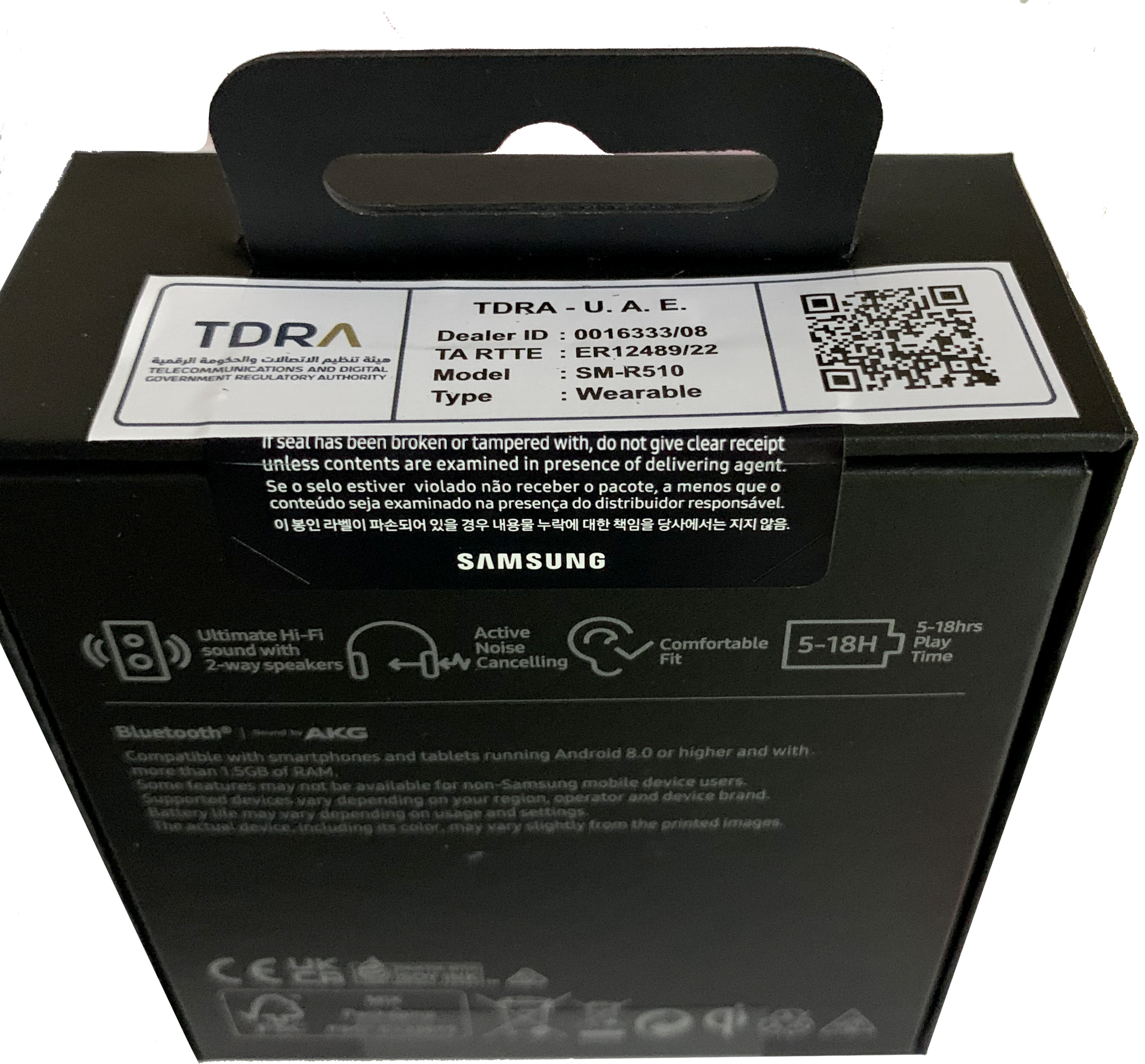 Беспроводные наушники Samsung Galaxy Buds2 Pro, USB Type-C, graphite