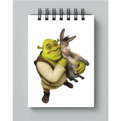 Блокнот Шрек - Shrek № 13 gfuitrr шрек мультфильм фотографии фон дети 1 й день рождения зеленый монстр фото фон мультфильм винил фото стенд реквизит