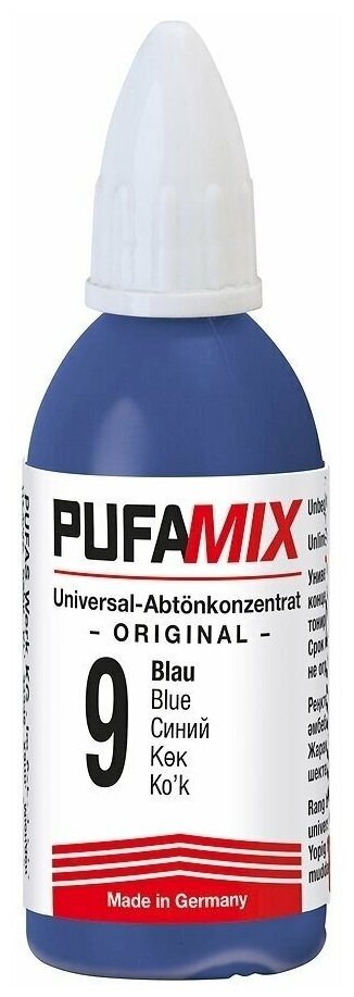 Колер Рufamix К9 Синий (Универсальный концентрат для тонирования) 20 ml
