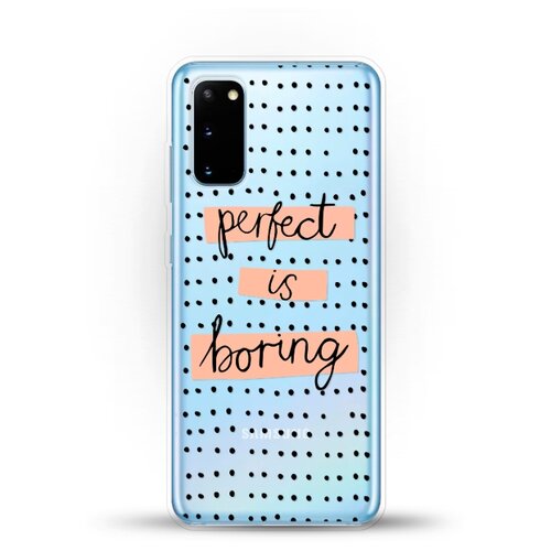 фото Силиконовый чехол boring perfect на samsung galaxy s20 andy & paul