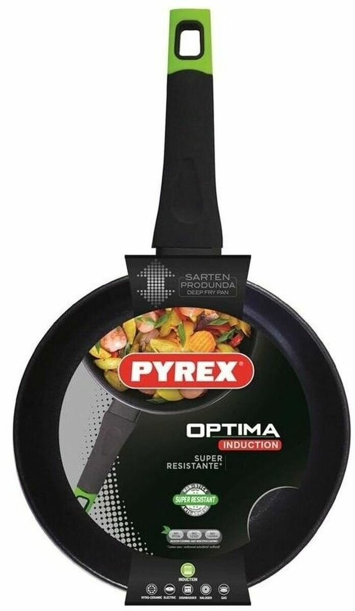 Сковорода глубокая OPTIMA DEEP 28см индукция, PYREX