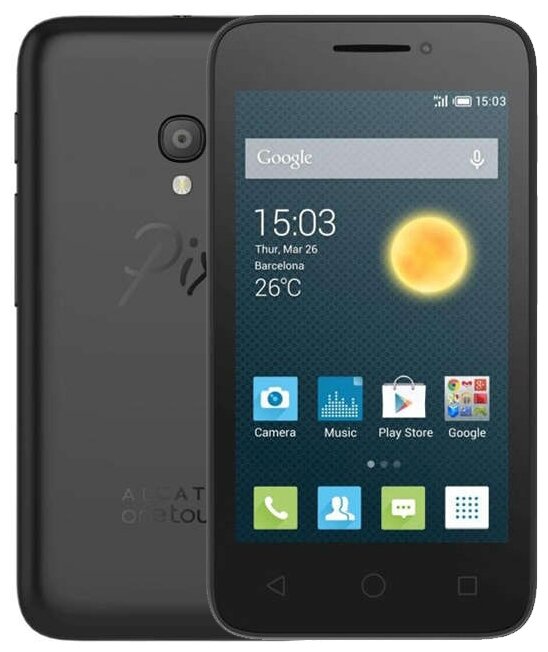 Смартфон Alcatel PIXI 3(4.5) 5017X, черный