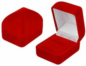 Подарочная упаковка для кольца MAGIC GIFT. Пирамида. Размер 36х45х39 мм. Цвет-красный
