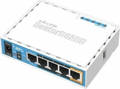 Роутер беспроводной MikroTik hAP ac lite (RB952UI-5AC2ND) A