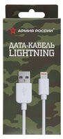 Кабель Red Line Армия России USB - Lightning (УТ000017265) 2 м белый