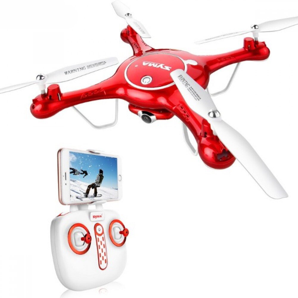 Syma Радиоуправляемый квадрокоптер Syma X5UW-720P с HD FPV Wi-Fi камерой 2.4G - X5UW-720P