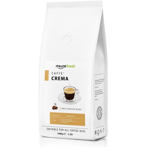 Кофе Italco fresh Caffe' Crema(Каффе Крема) 1000 г, зерно