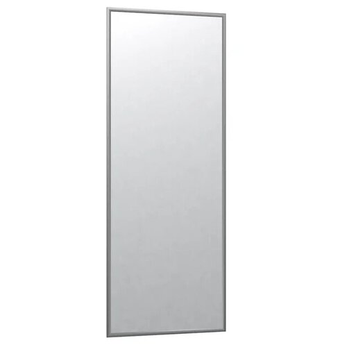 фото Зеркало настенное в раме сельетта-6, матовое серебро (1100х400х9) мебелик
