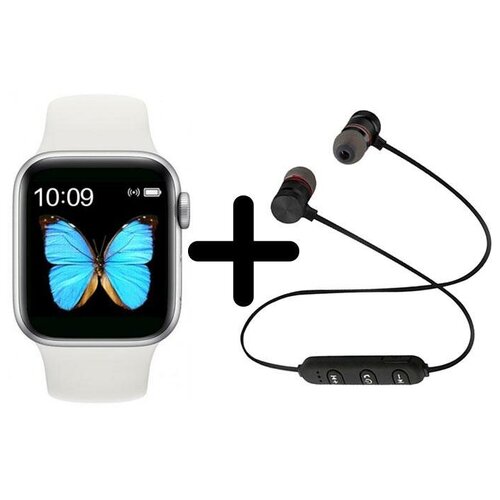 Умные часы BandRate Smart SX1818SW-SET1 с беспроводными наушниками шагомером мониторингом кислорода в крови 643500₽