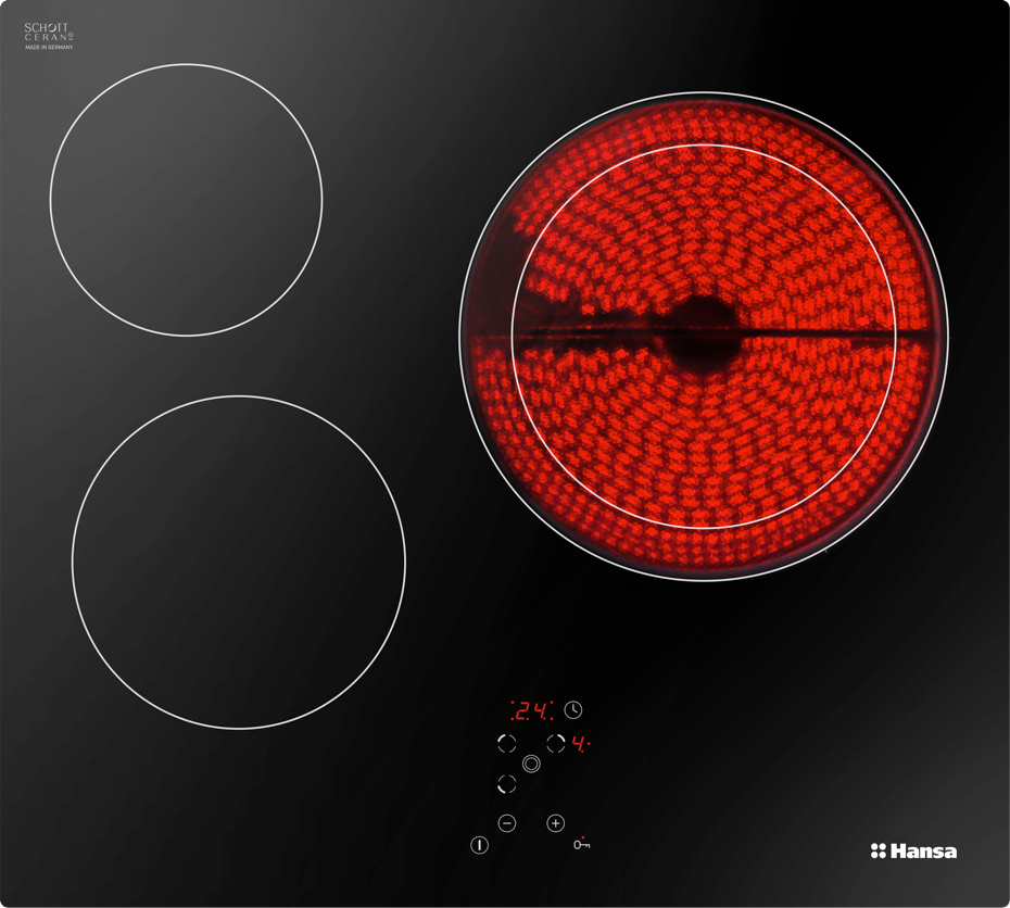Электрическая варочная панель Hansa BHC66206, черный