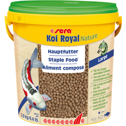 Сухой корм  для  рыб Sera Koi Royal ST Nature large, 10 л, 2.9 кг