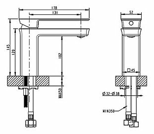 Смеситель Bravat Phillis F156101C для раковины - фото №2