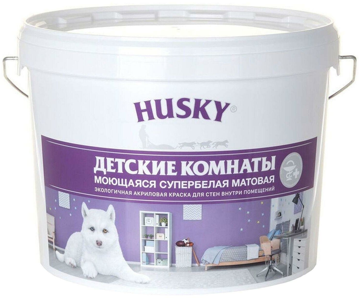 Краска интерьерная HUSKY матовая база C 2,5 л