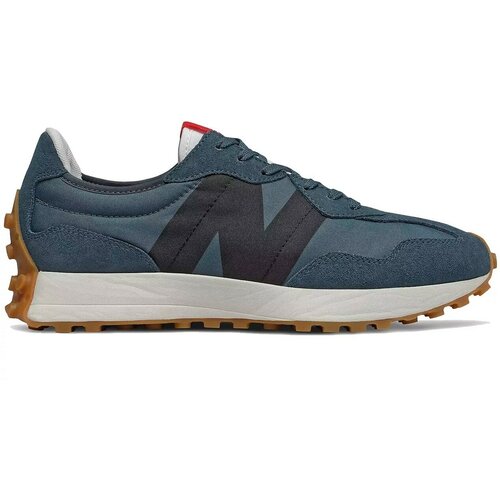 фото Кроссовки new balance 327, летние, натуральная кожа, размер 42 eu, синий