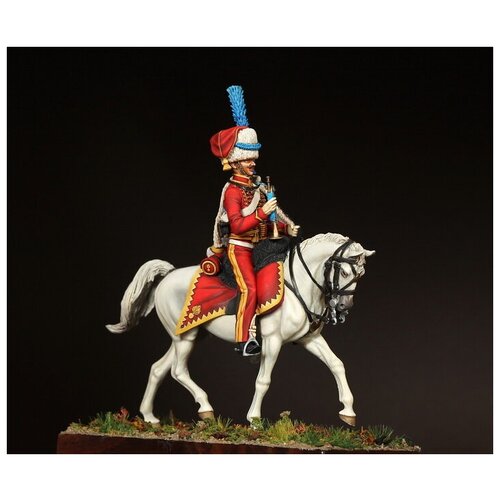 5430SOGA Trumpeter of the elite company 9th hussar regiment. France. 1812-13 years.
