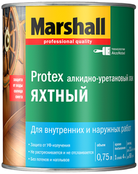 Лак яхтный Marshall Protex Yat Vernik 40 алкидно-уретановый бесцветный 0.75 л