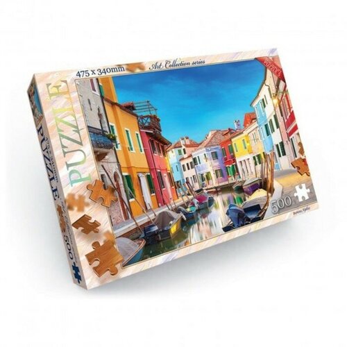 Пазлы картонные «Бурано. Венеция», 500 элементов danko toys пазлы картонные мост риальто венеция 1000 элементов