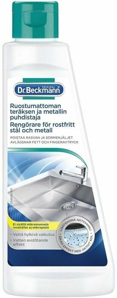 Моющее средство для металлических поверхностей Dr Beckmann 250 мл (Из Финляндии)