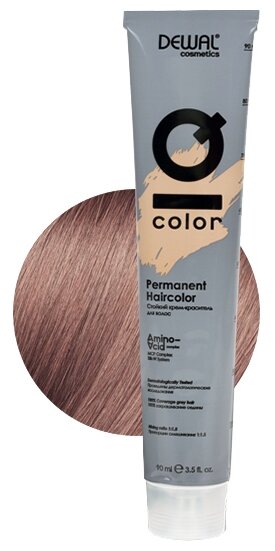 Dewal Cosmetics Краситель перманентный IQ COLOR, 10.12 Extra light ash pearl blonde