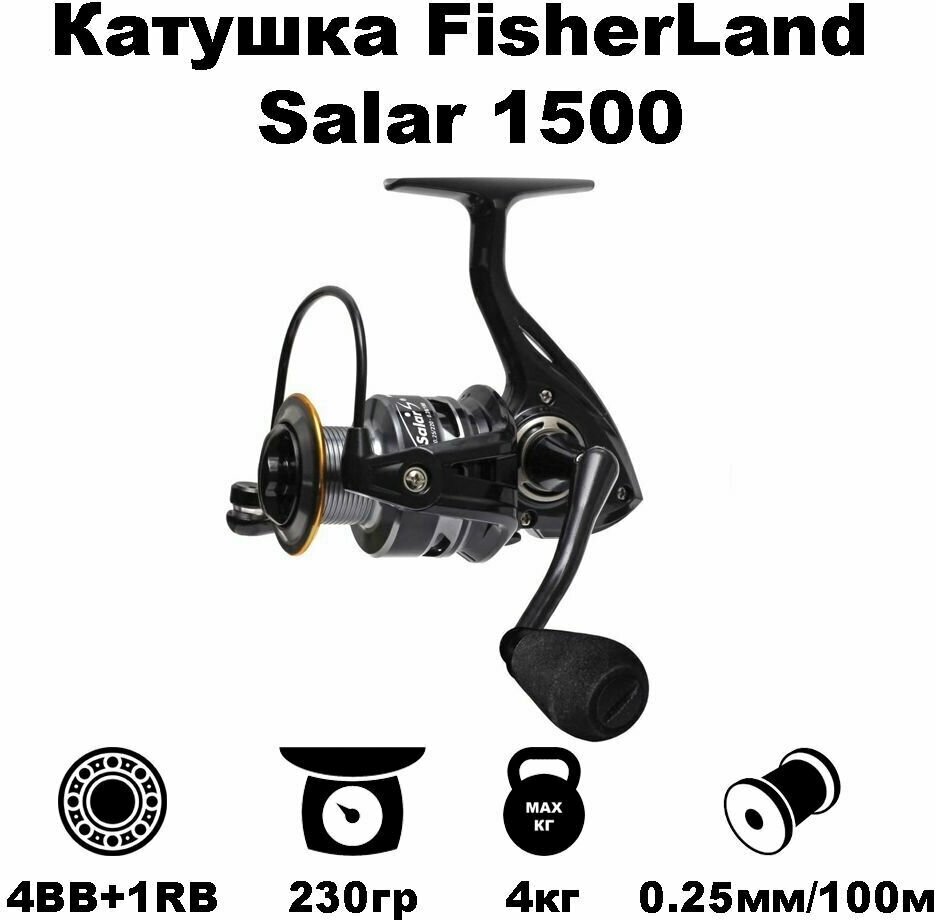 Катушка рыболовная FisherLand Salar 1500