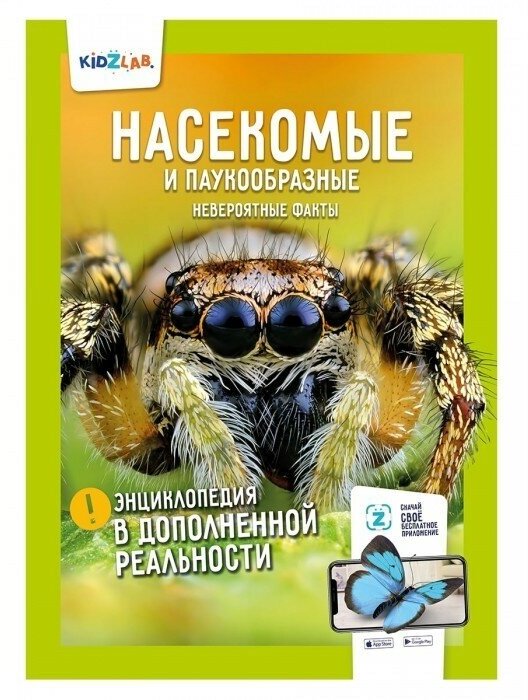 Насекомые и паукообразные. Невероятные факты. Энциклопедия в дополненной реальности