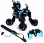 Робот-собака «Кибер пёс», световые и звуковые эффекты, работает от аккумулятора, цвет чёрный