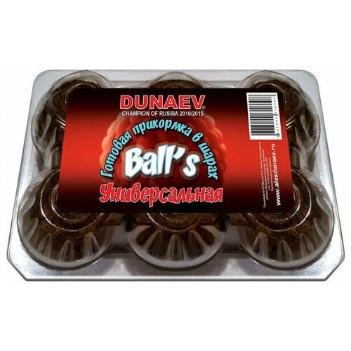 фото Готовая прикормка в шарах dunaev balls 0.75кг