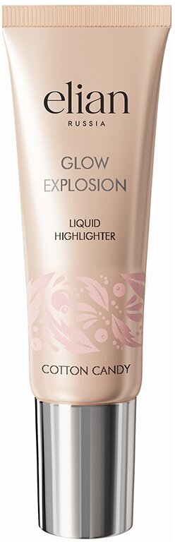 ELIAN RUSSIA Хайлайтер кремовый для лица Glow Explosion Highlighter, 25 мл, 02 Cotton Candy