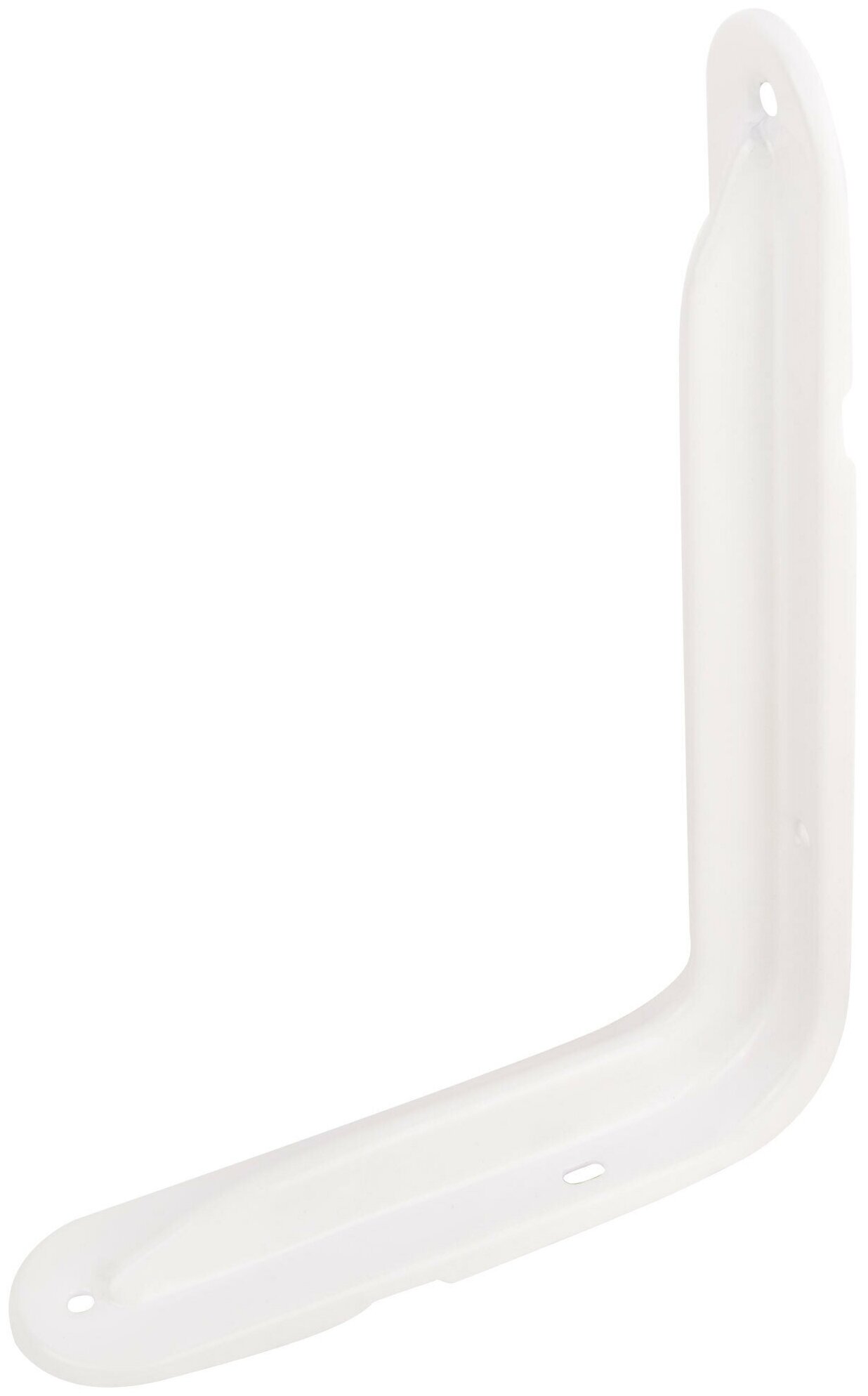 Уголок-кронштейн усиленный белый 140х200 мм (1,0 мм) - фотография № 4