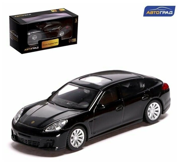 Машина металлическая PORSCHE PANAMERA TURBO 1:43 цвет чёрный