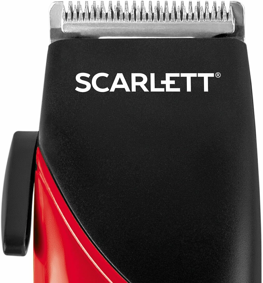 Триммер SCARLETT SC-HC63C24, черный/красный - фото №11
