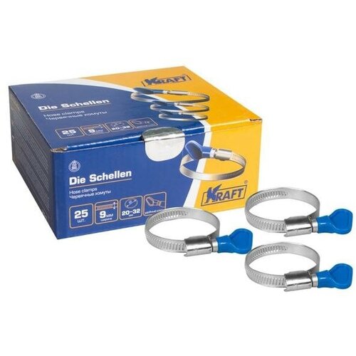 Хомут С Ключом 20-32 Мм Oberkraft Kraft арт. KT880504