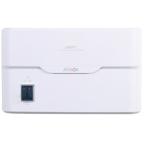 Проточный электрический водонагреватель Atmor LIBERTY 5 KW COMBI, белый водонагреватель atmor liberty 5 kw combi