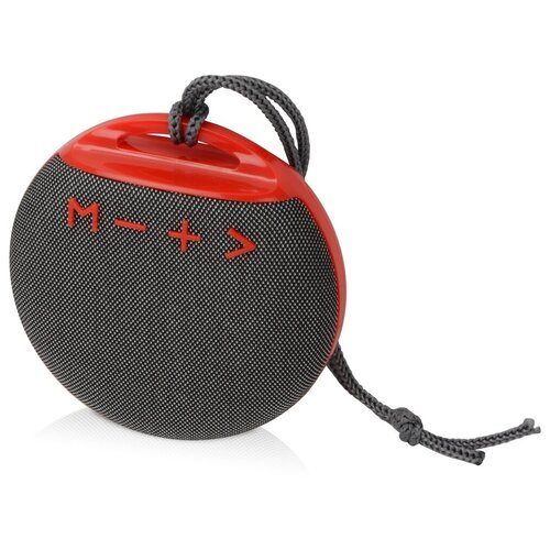 Портативная беспроводная колонка Tempo с Bluetooth блютус 975521 красныйсерый d89 х 325 пластикполиэстер 240000₽