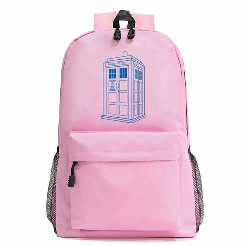 Рюкзак Доктор Кто (Doctor Who) розовый №3 рюкзак доктор кто doctor who синий 3