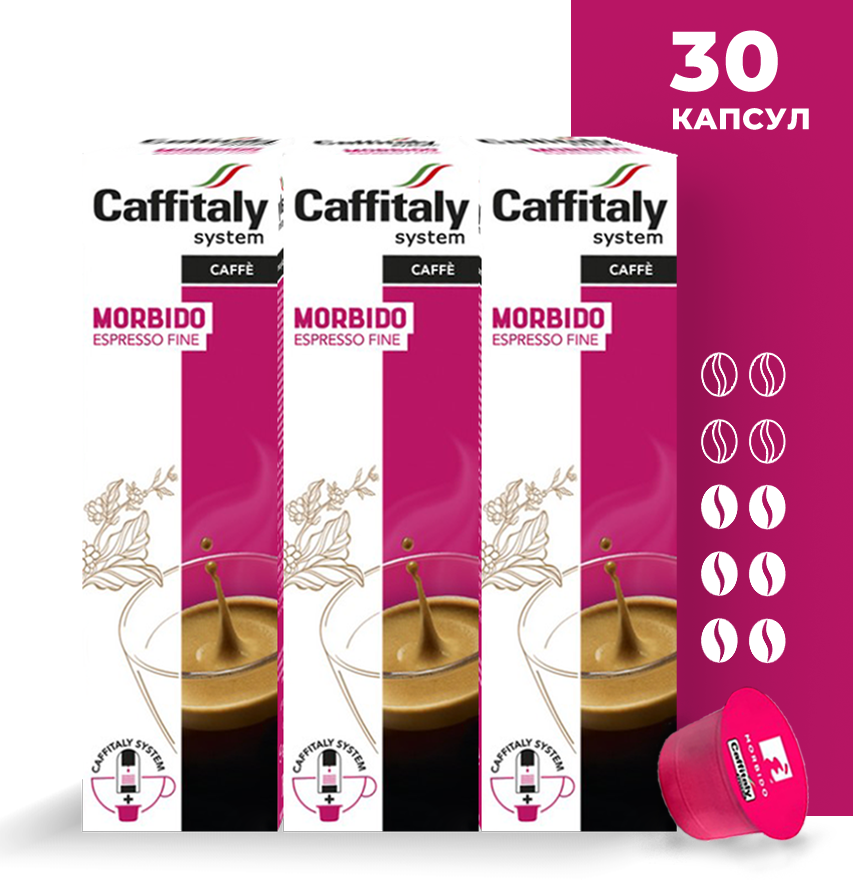 Кофе в капсулах Caffitaly System Ecaffe Morbido, 30 капсул, для Paulig, Luna S32, Maia S33, Tchibo, Cafissimo - фотография № 5