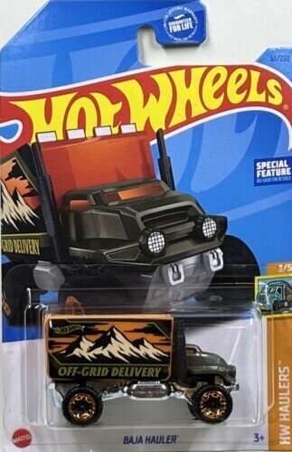 Машинка детская Hot Wheels коллекционная BAJA HAULER