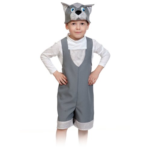 фото Костюм карнавалoff котик плюш (3077/3078), серый, размер 92-122