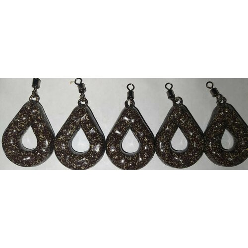 фото Набор грузил гриппа 90 грамм (5 штук) без бренда