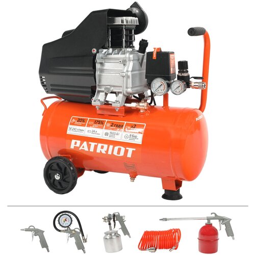 Компрессор Patriot поршневой масляный EURO 24-240K2