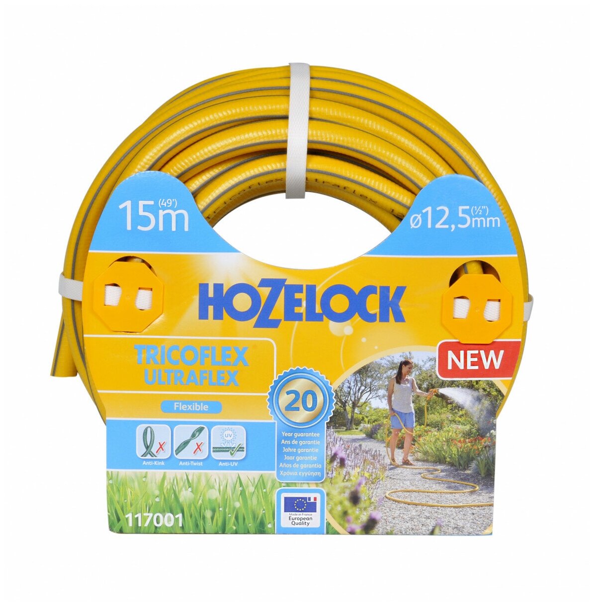 HoZelock 117001 HoZelock шланг HoZelock 117002 TRICOFLEX ULTRAFLEX 12,5 мм 15 м (96)