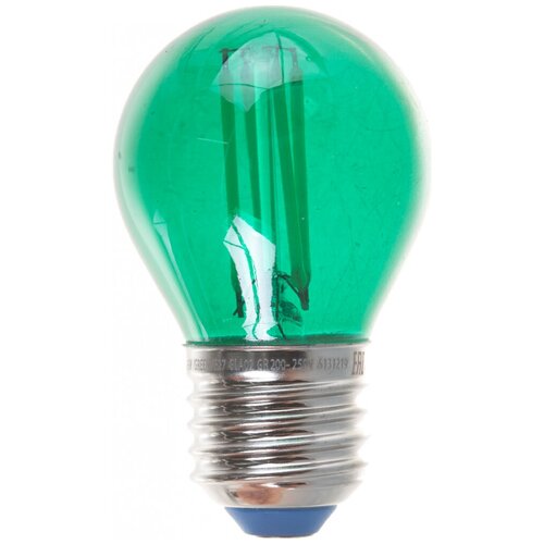 Светодиодная лампа UNIEL LED-G45-5W/GREEN/E27 GLA02GR