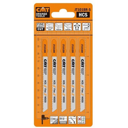Пилки лобзиковые деревочистовой рез СМТ JT101BR-5 778₽