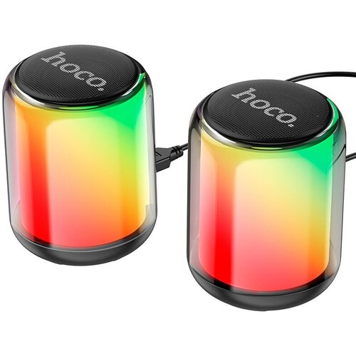 Портативная акустика 2-в-1ColorfulBS562 колонкиBluetooth 52AUX 35 USB12 режимов подсветкичерный 250000₽