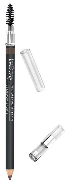 Карандаш для бровей пудровый IsaDora Brow Powder Pen т.05 Medium brown 1,1 г